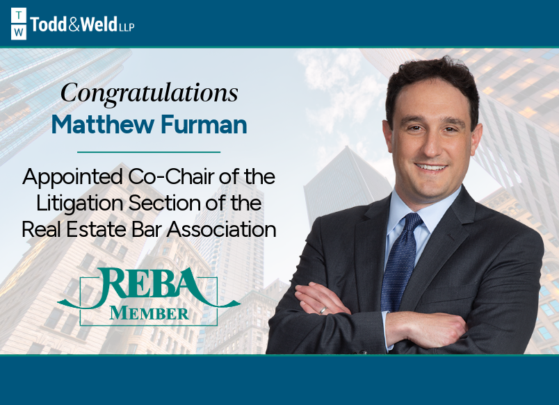 Matt Furman Appointed Co-Chair of the Litigation Section of the Real Estate Bar Association