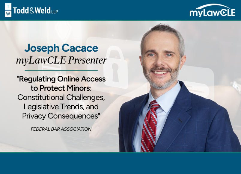 Joseph Cacace to Present on Constitutional and Policy Challenges of State Age-Verification Laws